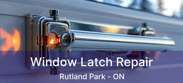 Window Latch Repair Rutland Park - ON