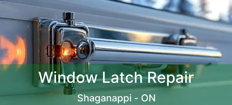 Window Latch Repair Shaganappi - ON