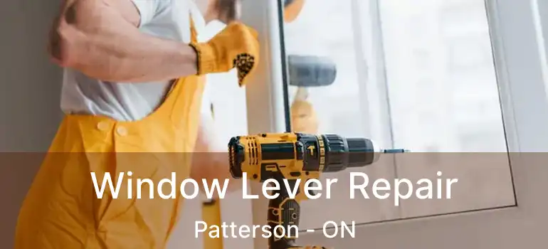 Window Lever Repair Patterson - ON