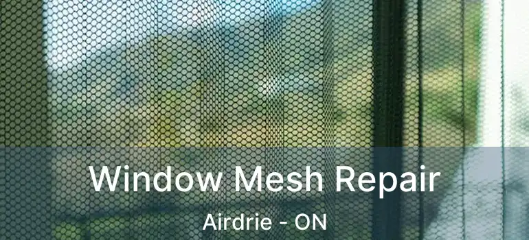 Window Mesh Repair Airdrie - ON