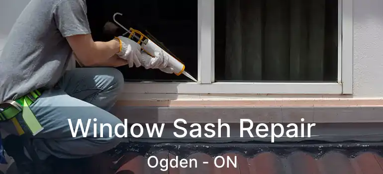 Window Sash Repair Ogden - ON