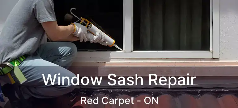 Window Sash Repair Red Carpet - ON