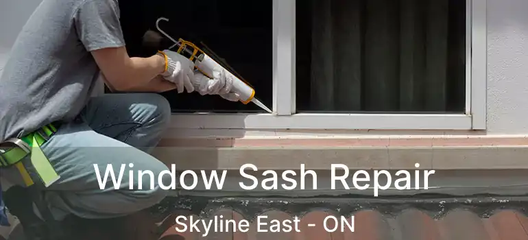Window Sash Repair Skyline East - ON