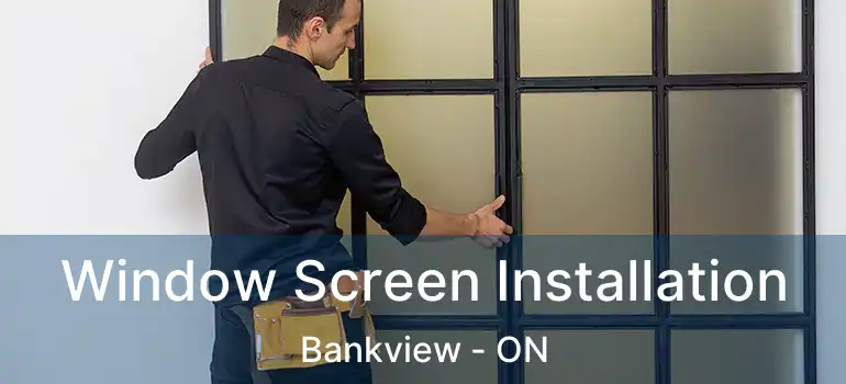 Window Screen Installation Bankview - ON