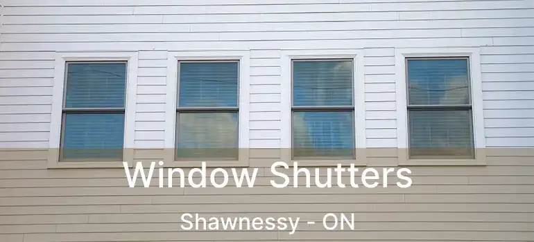 Window Shutters Shawnessy - ON