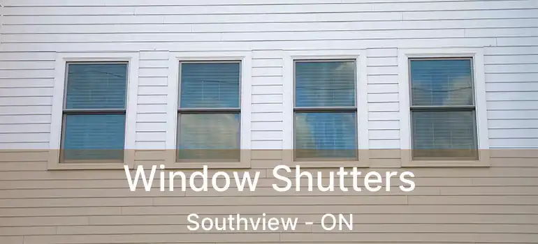 Window Shutters Southview - ON