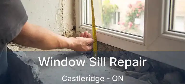 Window Sill Repair Castleridge - ON