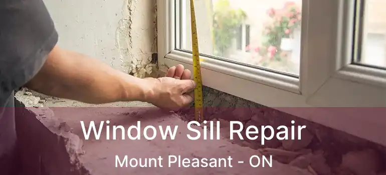 Window Sill Repair Mount Pleasant - ON