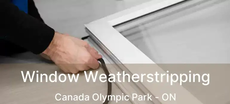 Window Weatherstripping Canada Olympic Park - ON