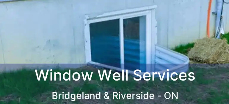 Window Well Services Bridgeland & Riverside - ON