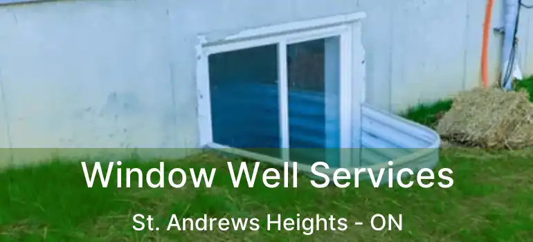 Window Well Services St. Andrews Heights - ON