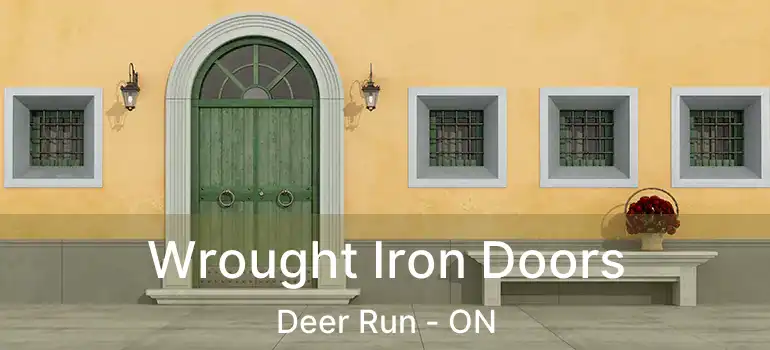 Wrought Iron Doors Deer Run - ON